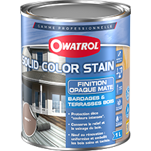 Protection de décoration opaque mat : Owatrol SOLID-COLOR-STAIN