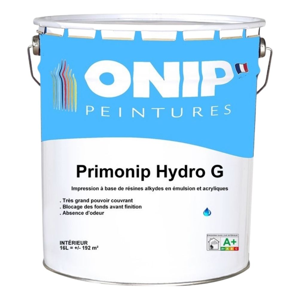Sous-couche de peinture opacifiante : Primonip hydro G (3 et 16L)