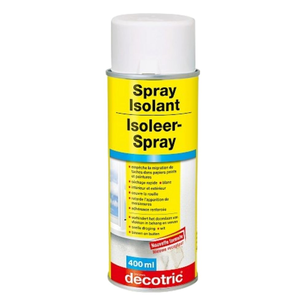 Spray isolant pour masquer les tâches et moisissures : Decotric (500ML)