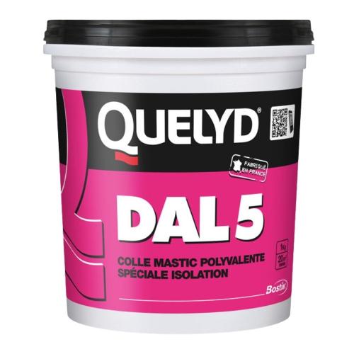 Colle mastic polyvalente spéciale isolation : Quelyd DAL 5