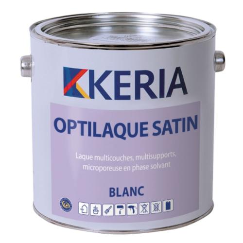 Laque de peinture pour bois, aspect satin : Optilaque satin (0.75 et 2.5L)