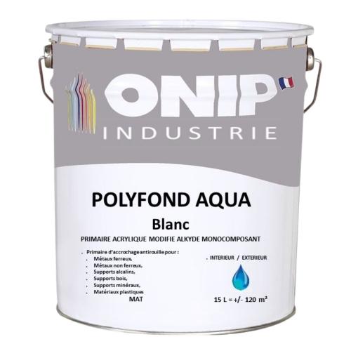 Sous-couche de peinture pour supports bois : Polyfond Aqua Onip