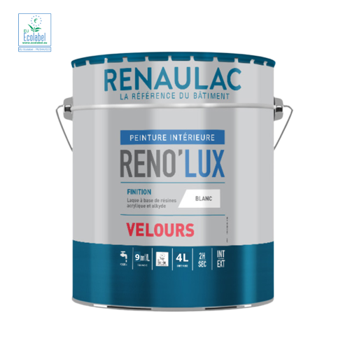 Peinture laque velouté tendu haute qualité de finition RENO'LUX VELOURS : RENAULAC